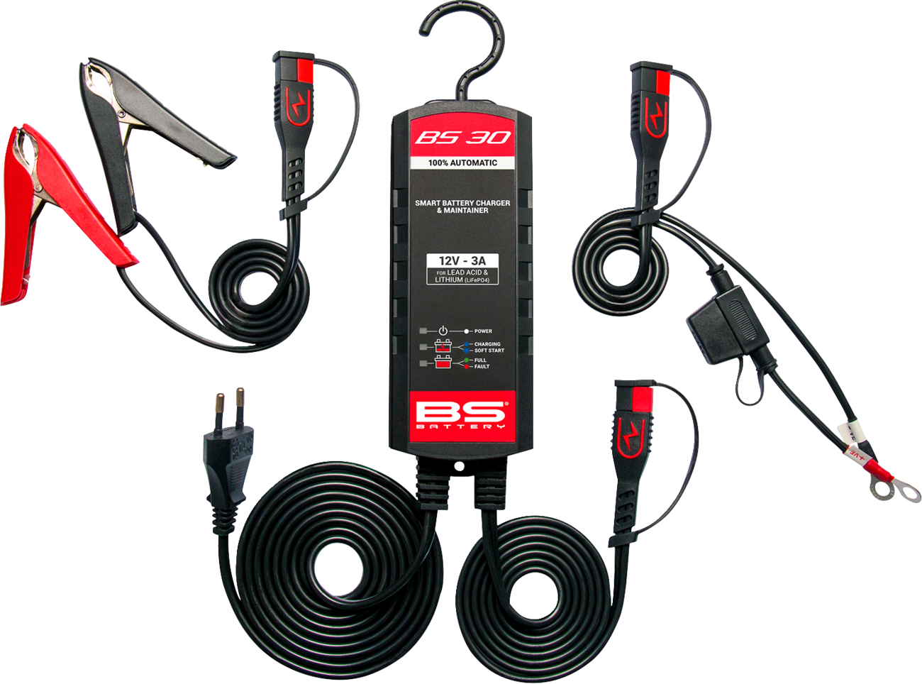 BS Battery Battery Charger/Maintainer - BS 30 - 12 V - 3 A