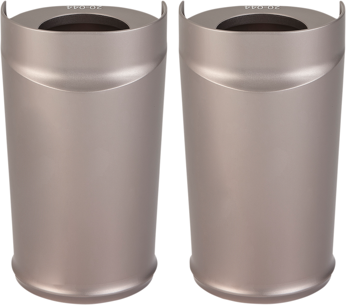 Arlen NESS Fork Boot Cover - Titanium Anodized - Smooth