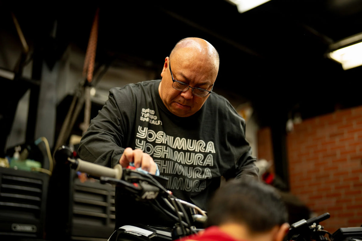 Yoshimura Shades Long Sleeve Tee Coal
