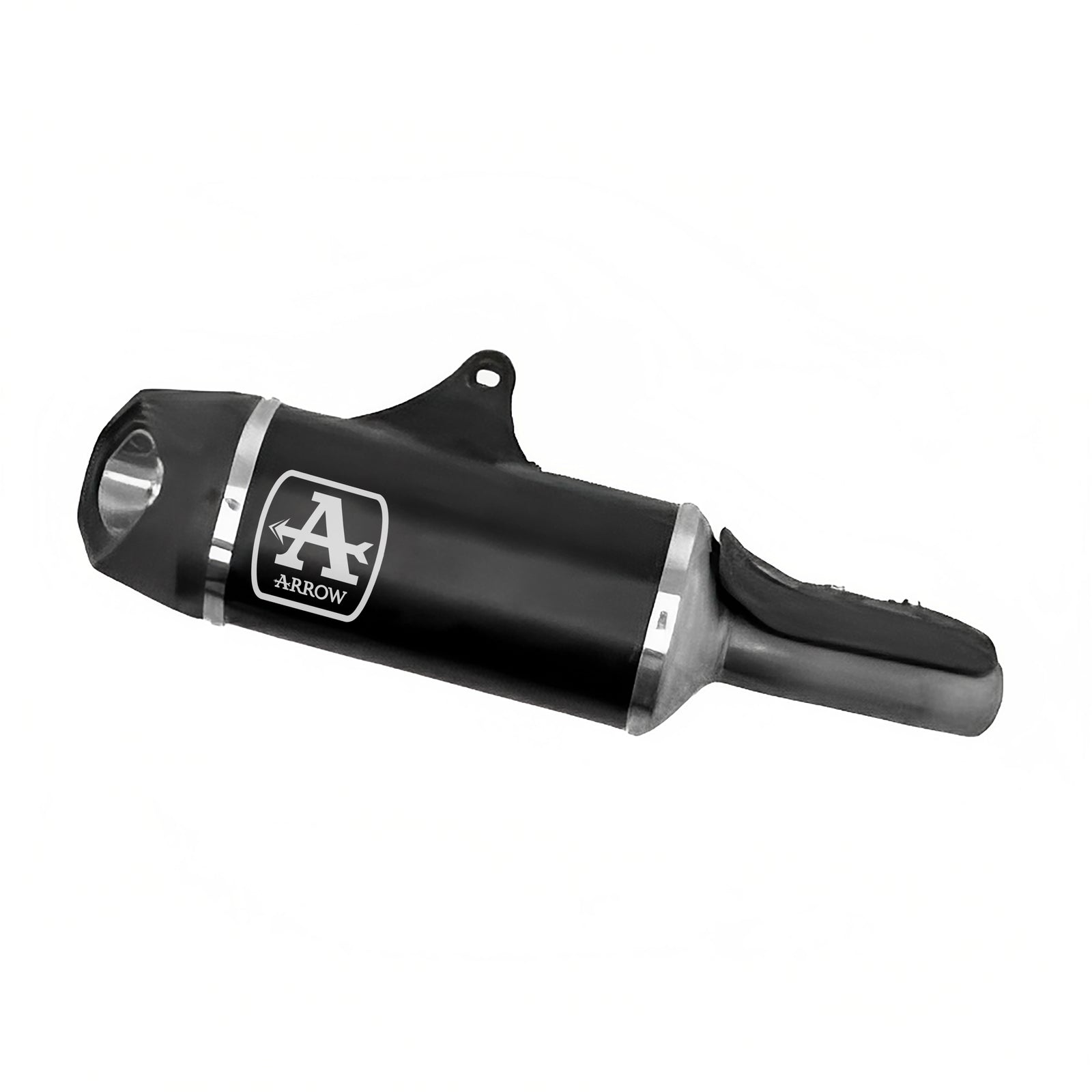 Arrow 71954AKN Indy Race Aluminium Dark Slip On With Carbon End Cap