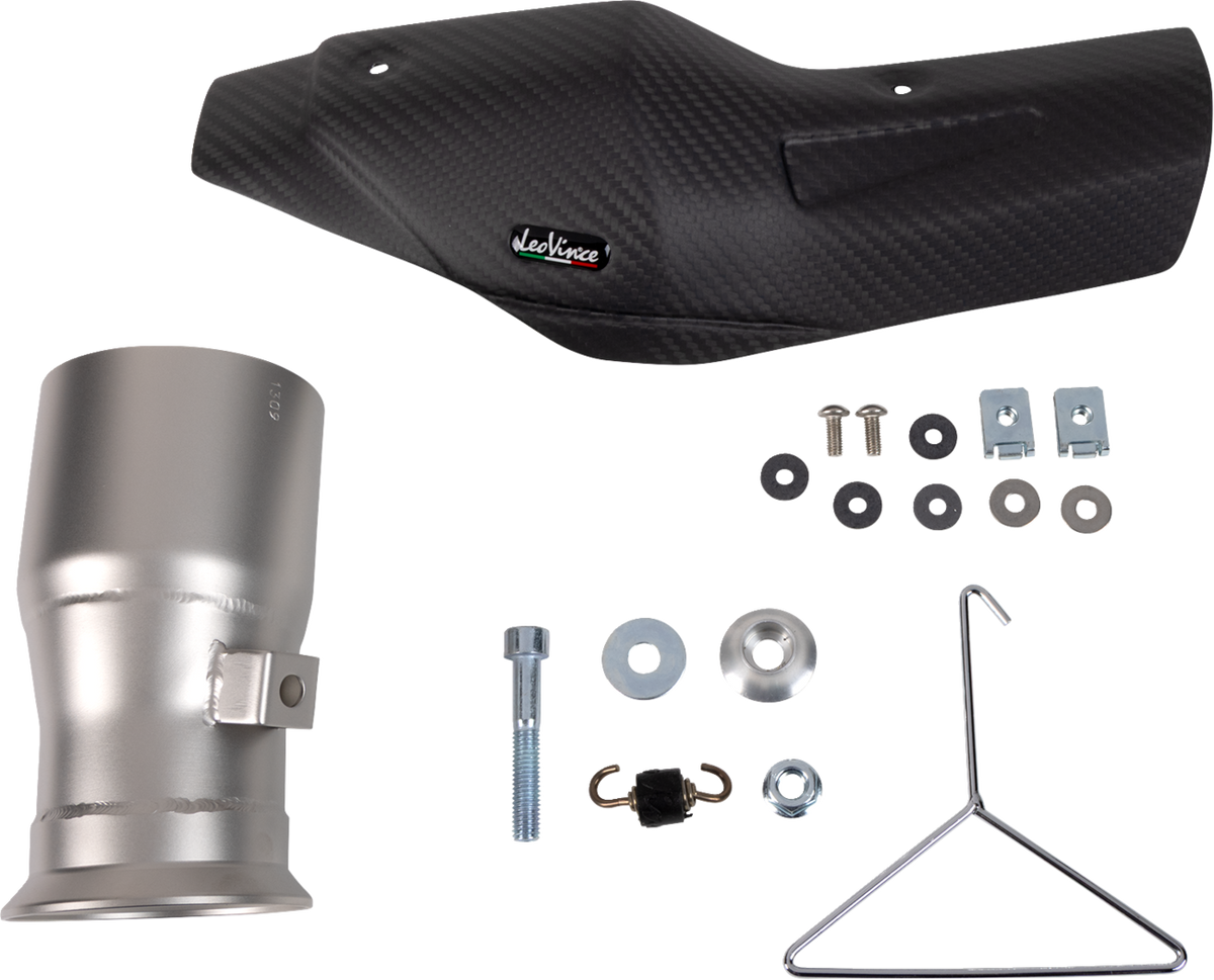 LeoVince LV-12 R Slip-On Muffler - Stainless Steel - KTM 1090/1190/1290