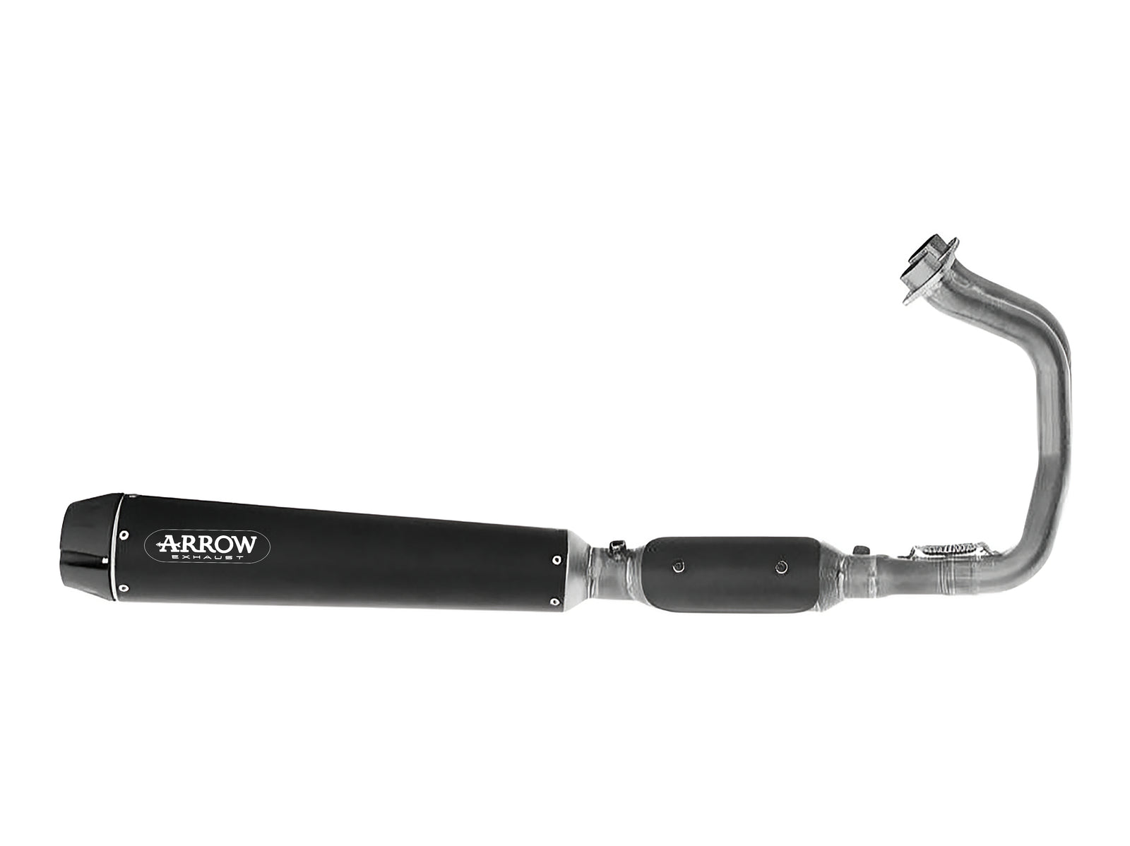 74516RBN Full System Rebel With Aluminium Dark Rear End Cap