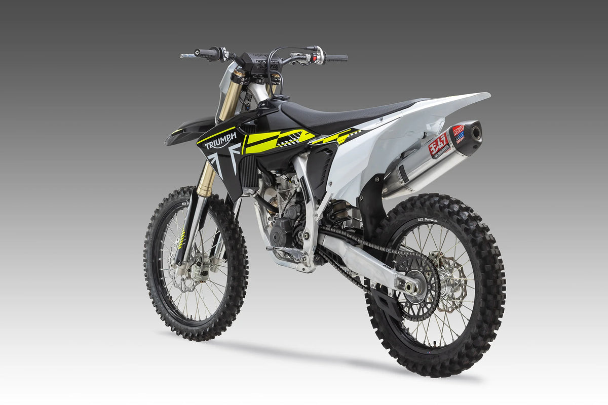 Yoshimura TF250 C/E/X 24-26 RS-12 Stainless Full Exhaust, W/ Aluminum Muffler