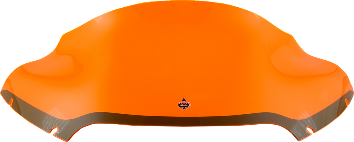 Klock Werks Ice Flare® Windshield - 9" - Orange Ice - '15-'25 FLTR