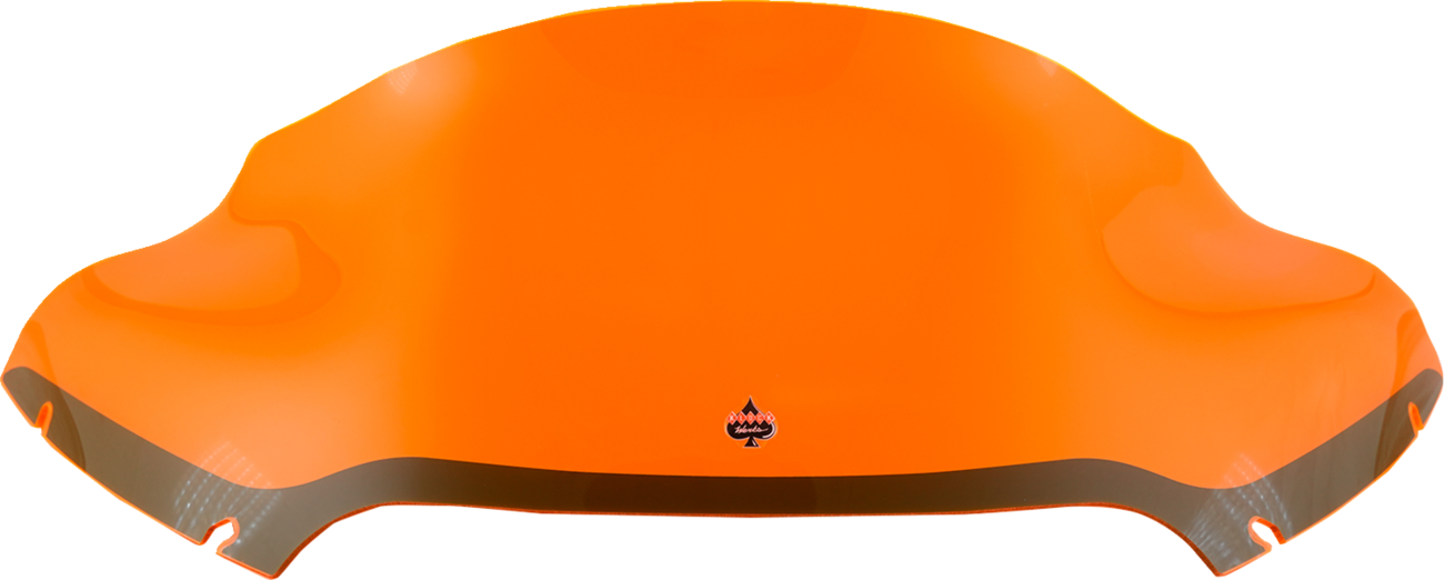 Klock Werks Ice Flare® Windshield - 9" - Orange Ice - '15-'25 FLTR
