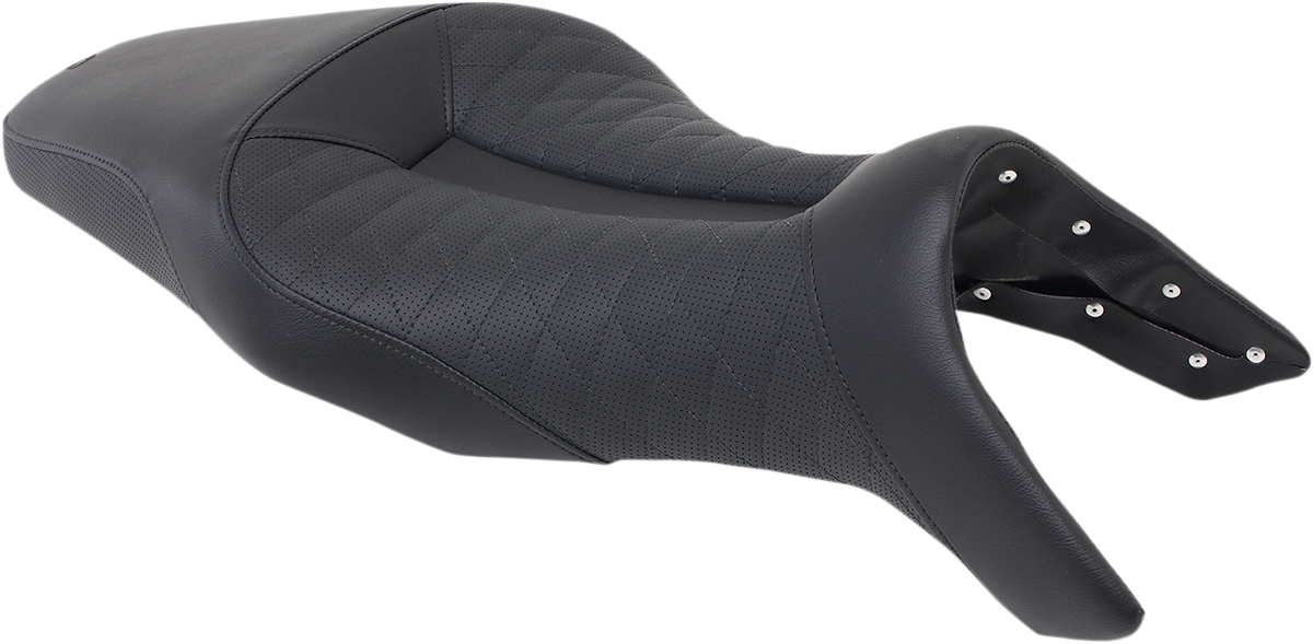 Saddlemen Track Seat - Lattice Stitch - Black - FZ09 '14-'19