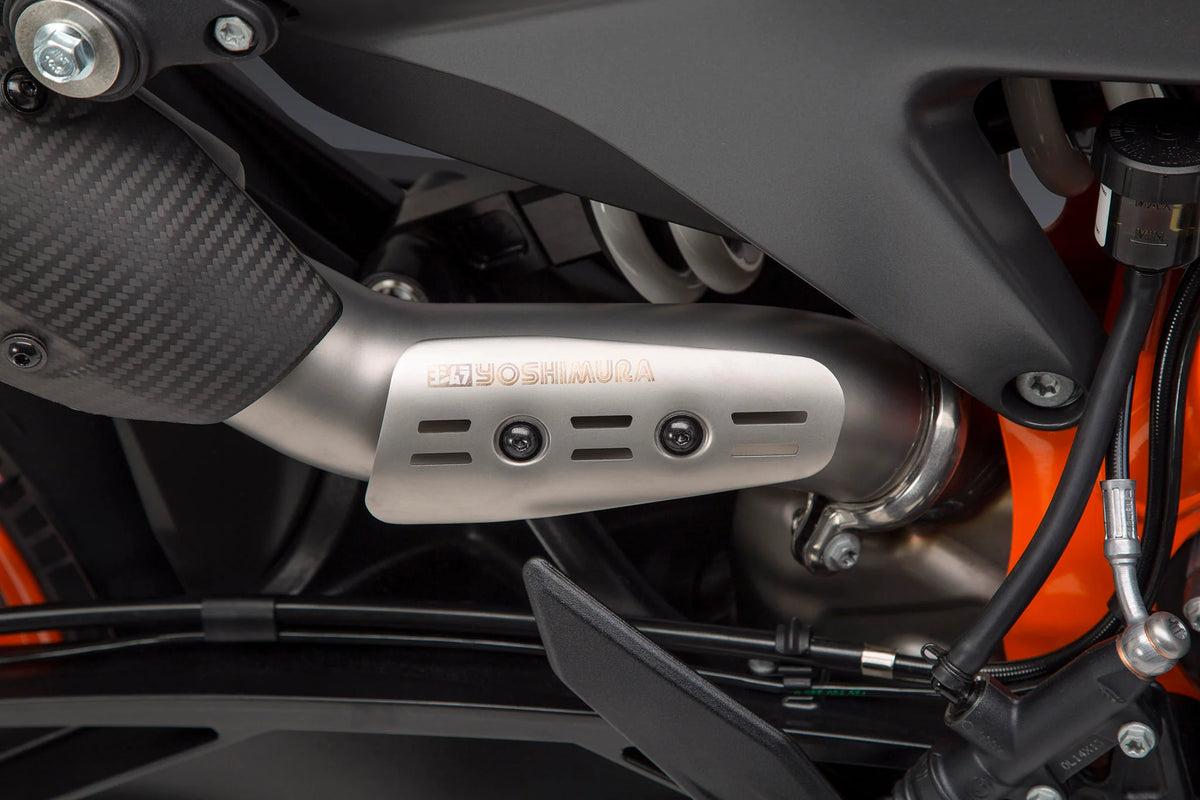 Yoshimura 890 DUKE R 20-21 / 790 DUKE 19-20 AT2 Stainless Slip-On Exhaust, W/ Stainless Muffler