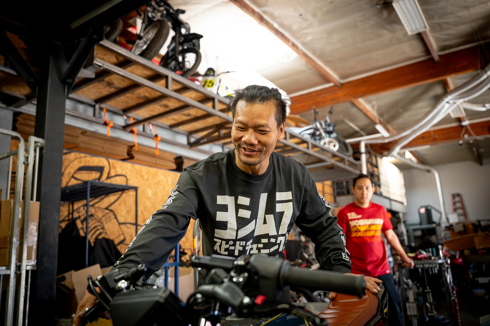 Yoshimura Speed Tuning Long Sleeve Tee Coal