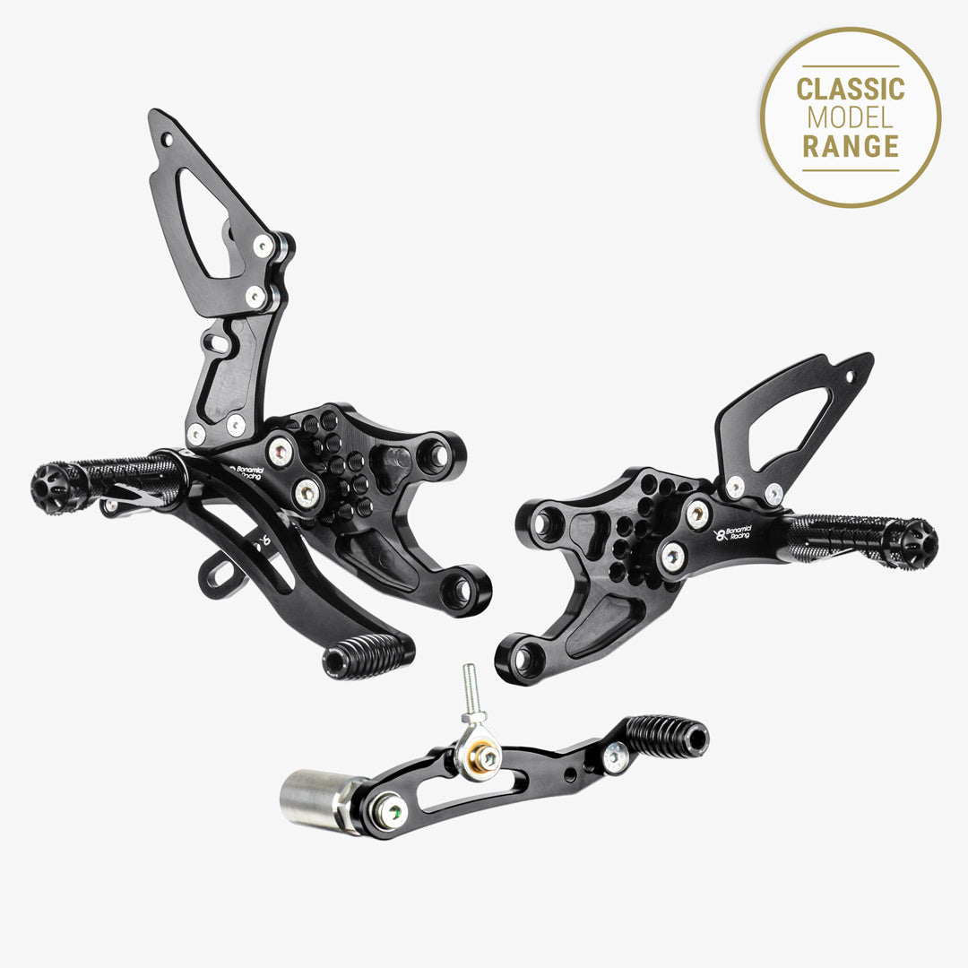 Bonamici Racing Adjustable Rearsets (Standard Shifting ) - Honda CBR 1000 RR