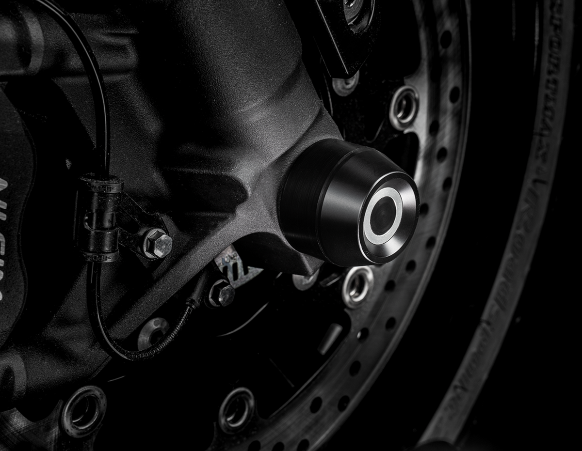 Gilles Tooling Front Axle Protector - Black - Suzuki