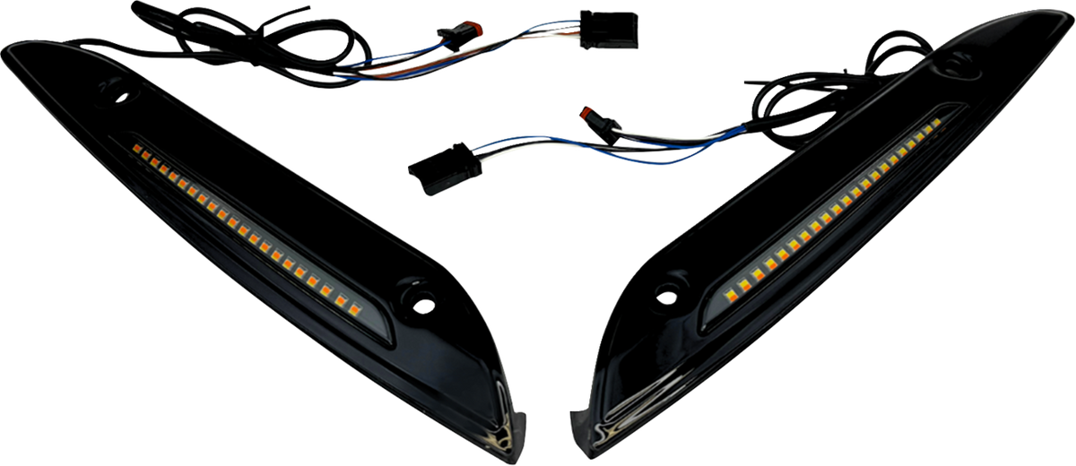 Custom Dynamics Windshield Trim - Black