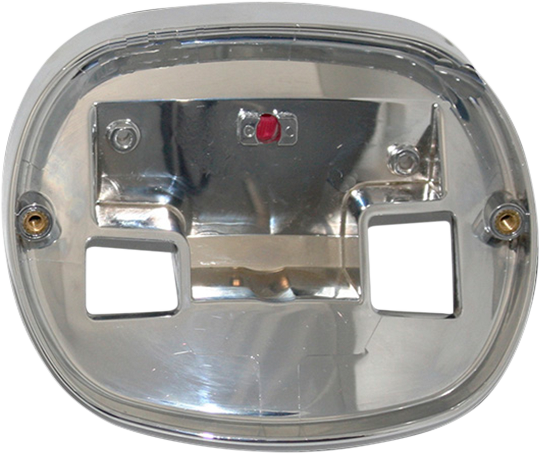 Custom Dynamics Taillight Base Plate - Chrome