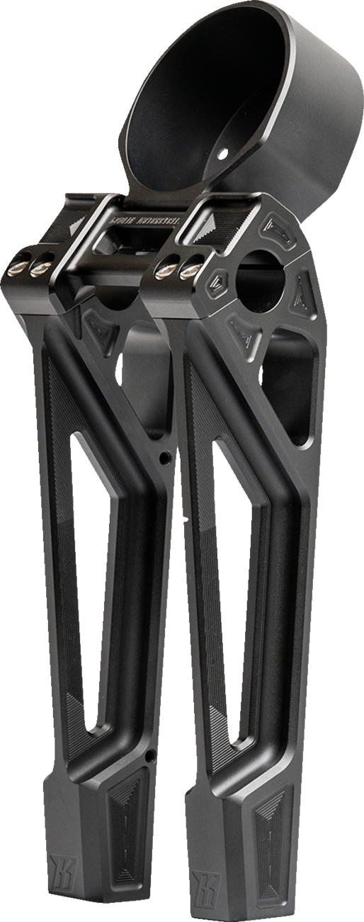 Kodlin USA Fastback Risers - Includes Clamp &amp; Gauge Bracket - 10" - Black