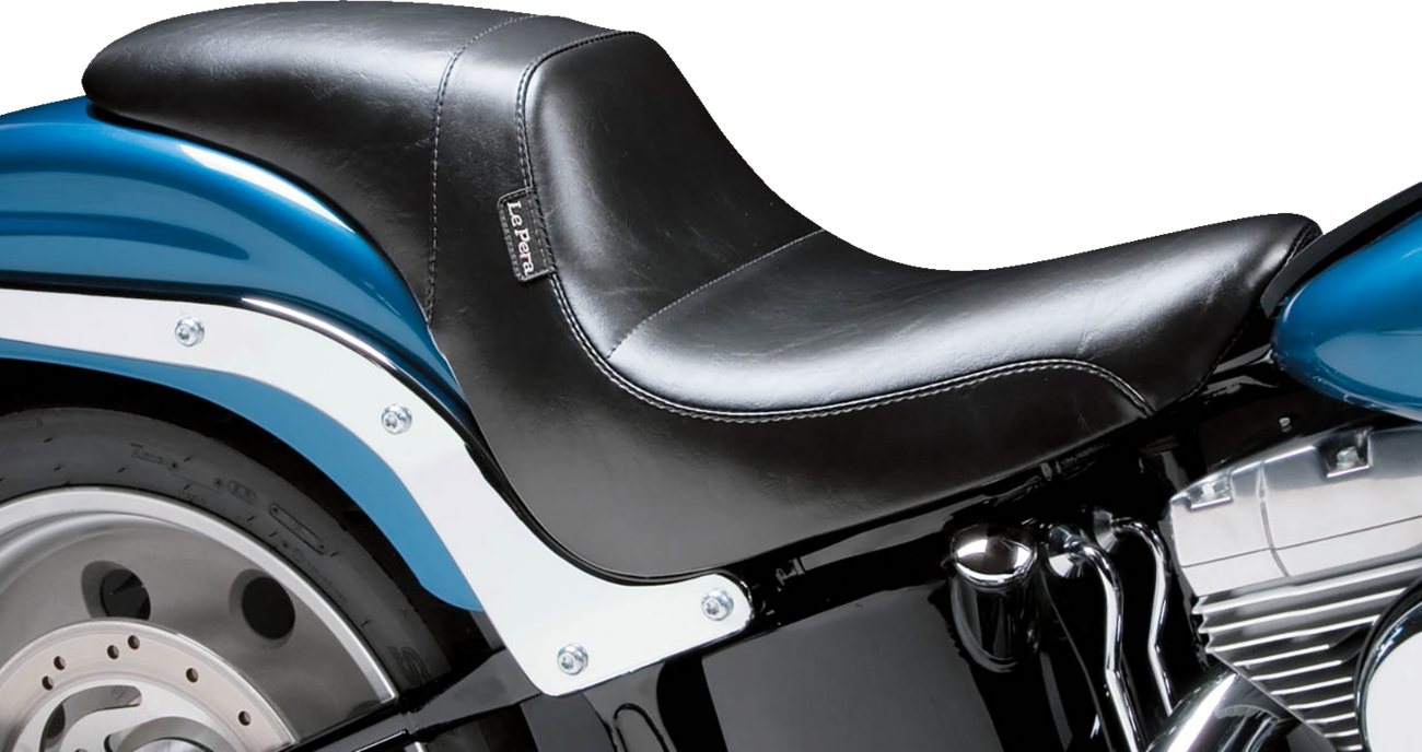 Le Pera Daytona Sport Seat - Smooth - Black - FL/FX '06-'17