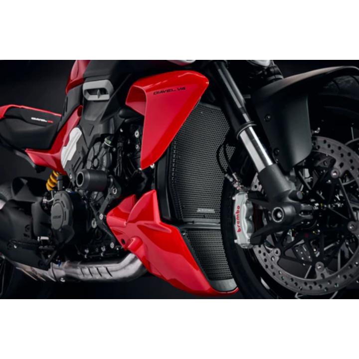 Evotech Performance Radiator And Oil Cooler Guard For Diavel V4