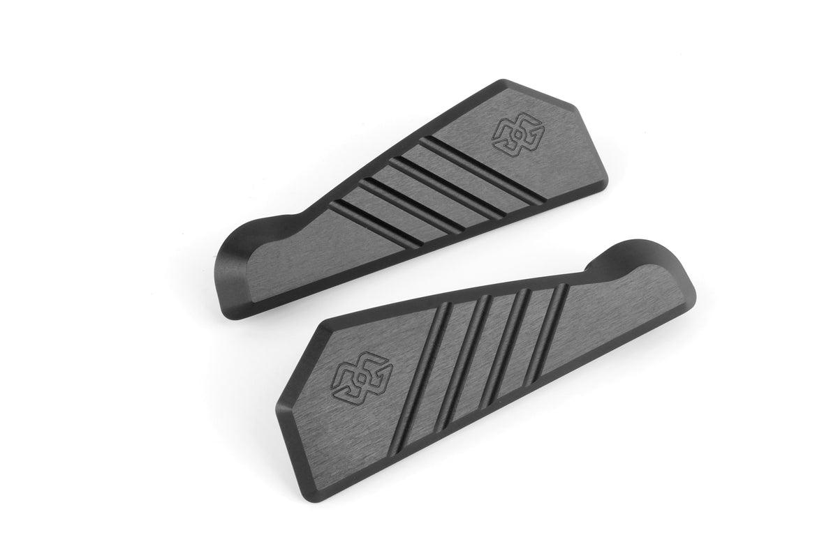 Gilles Tooling Black Pillion Footrest Cover
