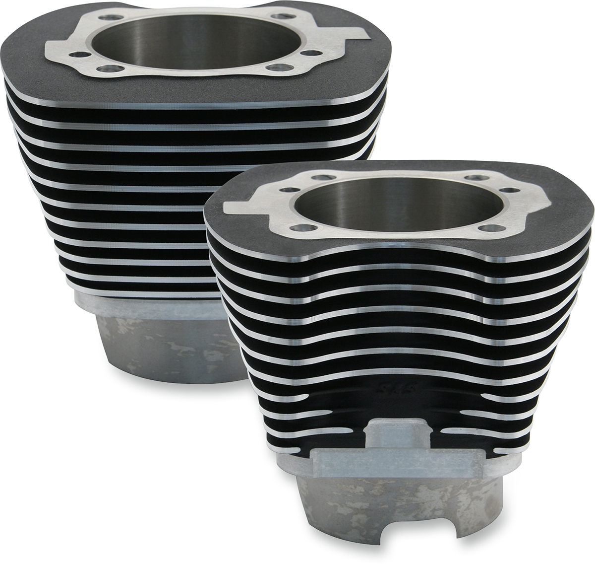 S&S Cycle Cylinders - 4.125" - Black