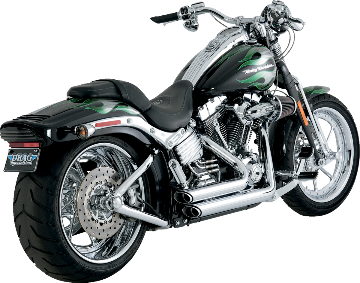 Vance & Hines Shortshots Staggered Exhaust System - Chrome / Chrome