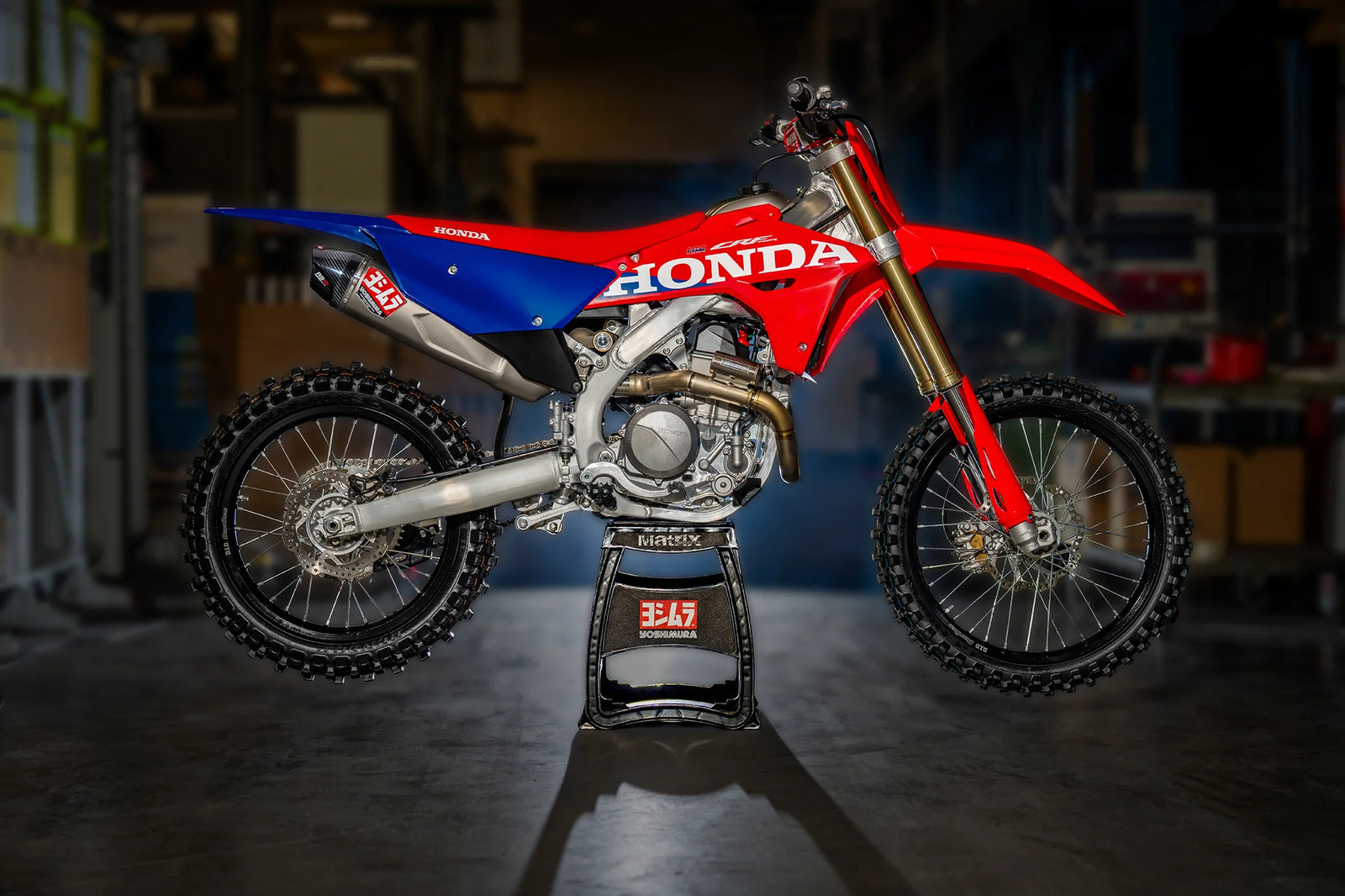 Yoshimura CRF450R/RX 2027 RS-12evo Titanium Full Exhaust, W/ Titanium Muffler