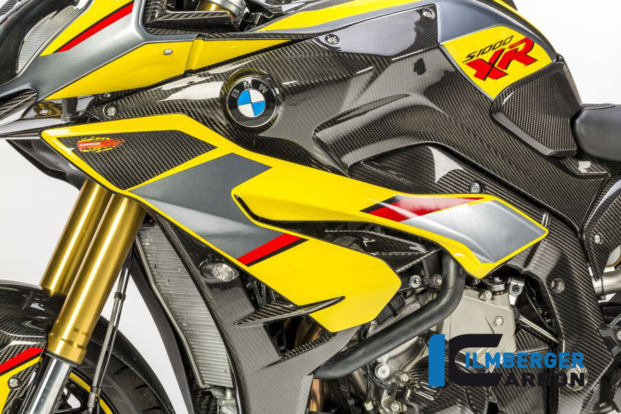 Ilmberger Carbon Radiator Cover Incl Batch Holder (Left Side) - BMW S 1000 XR MY ´2015-2019