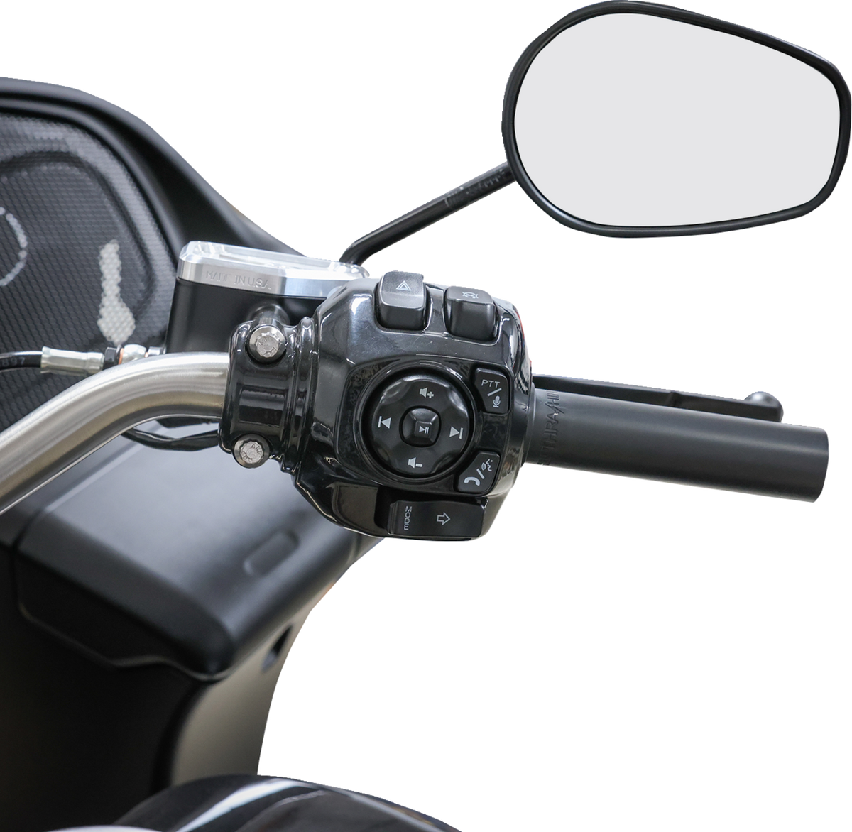 Thrashin Supply CO. Throttle Tube - Smooth - 1" - Touring TBW - Black