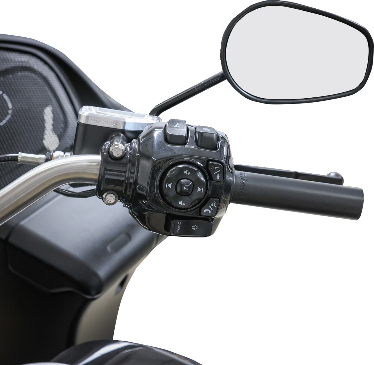 Thrashin Supply CO. Throttle Tube - Smooth - 1" - Touring TBW - Black