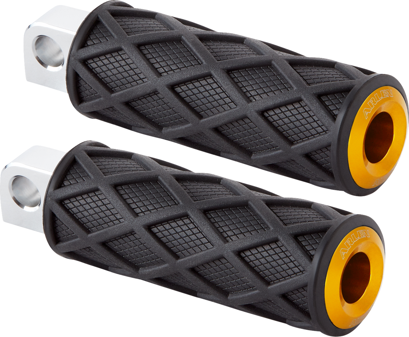Arlen NESS Diamond Foot Pegs - Male Mount - Gold