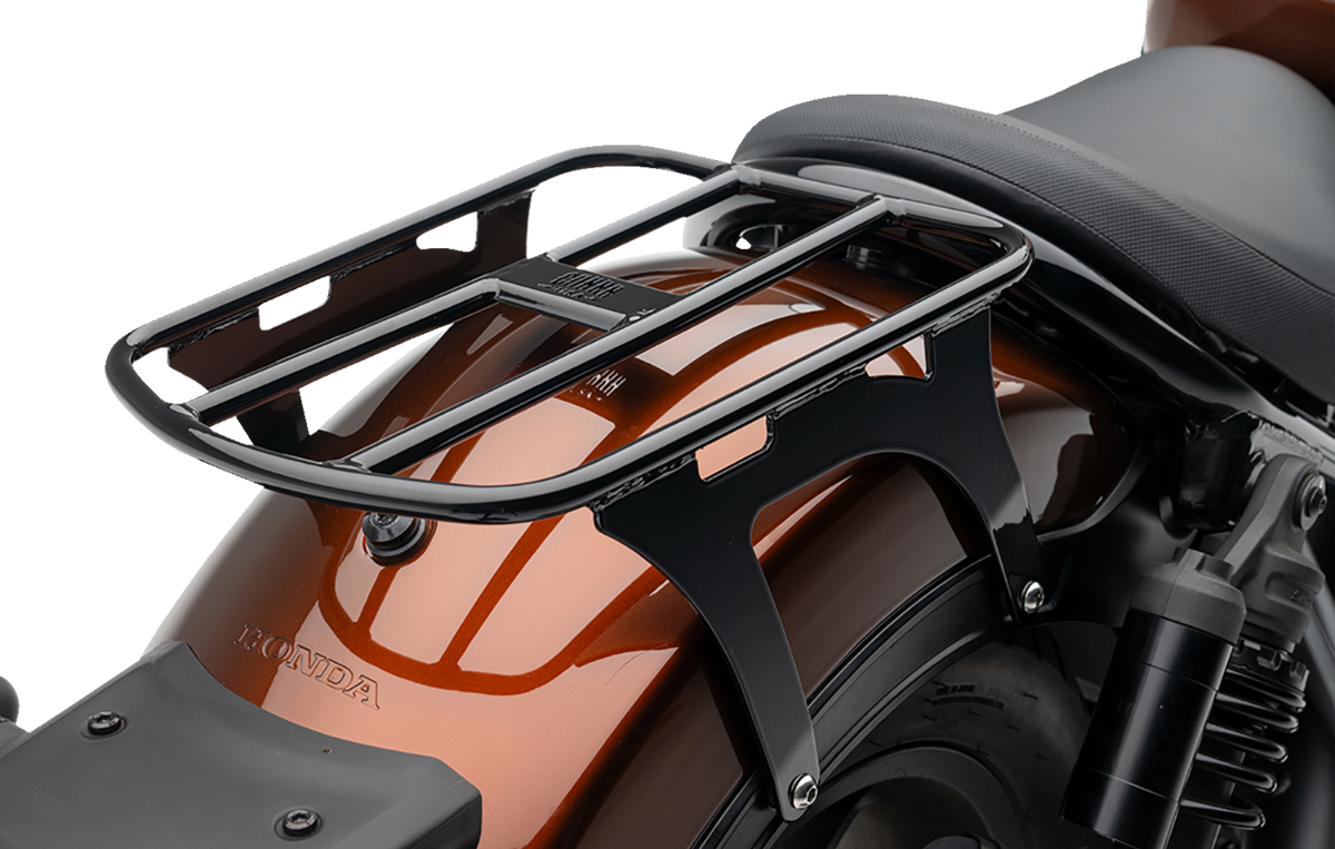Cobra Solo Luggage Rack - Tube - Black - Rebel 1100
