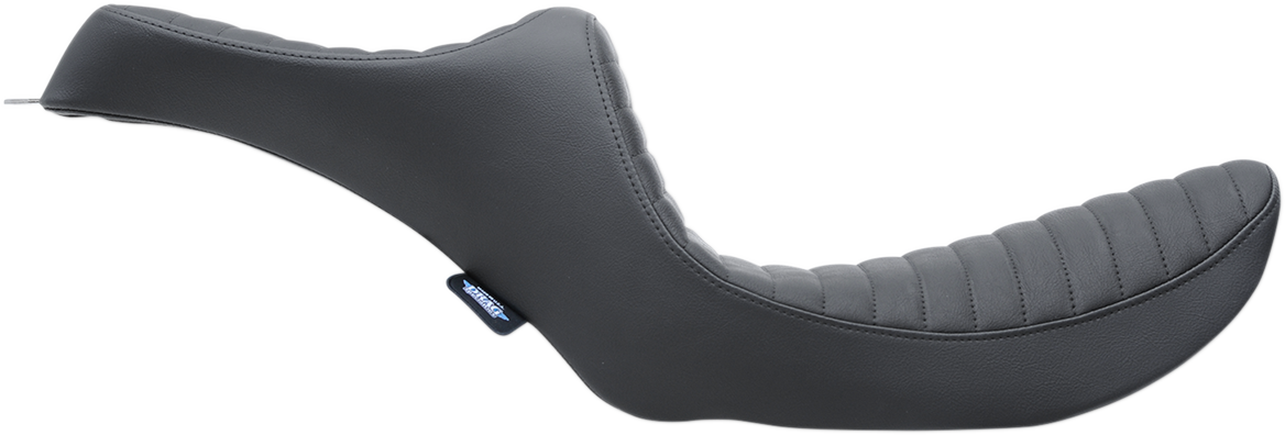 Drag Specialties Seats Predator III Seat - Classic Stitch - Black - FXR '82-'00