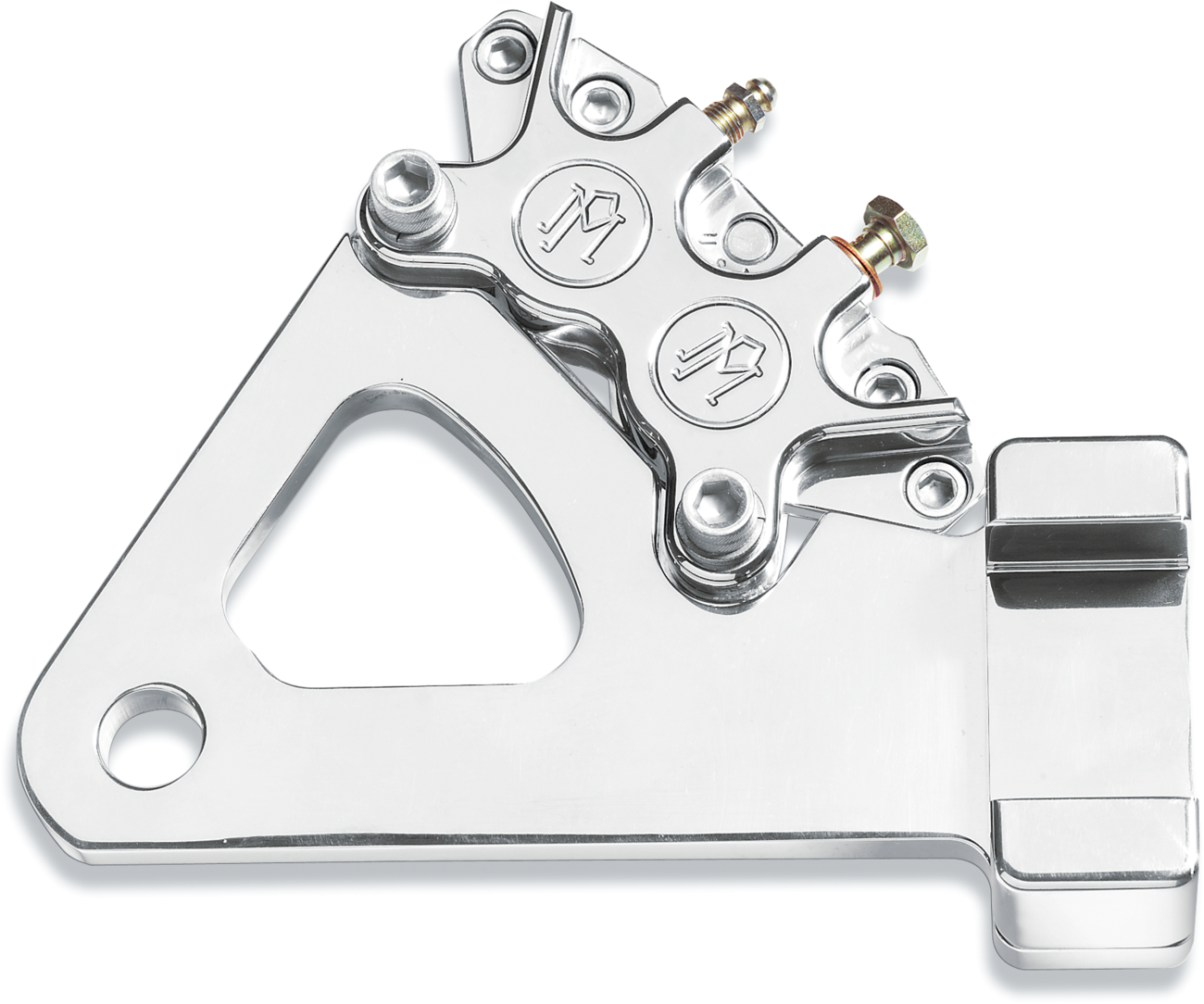 Performance Machine (PM) Caliper - Rear - Polished - Rigid Frame 10"
