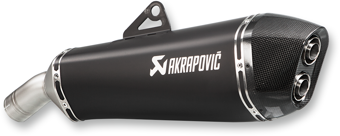 Akrapovic Muffler - Black - Titanium