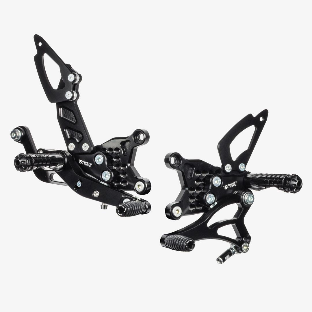 Bonamici Racing Adjustable Rearsets (Standard Shifting) - Aprilia RSV4 RF - Tuono V4