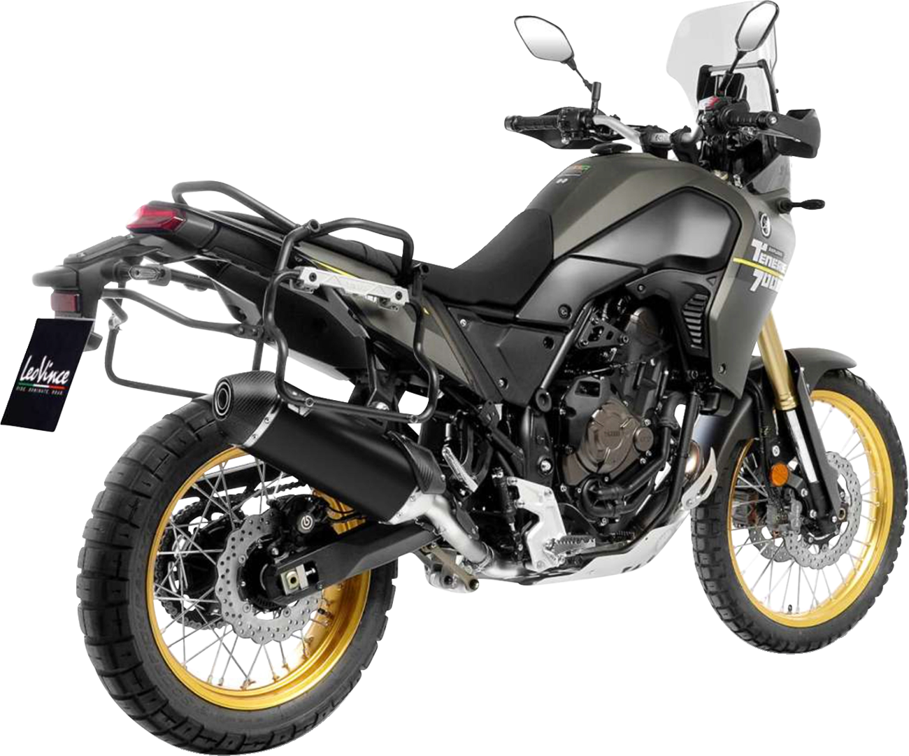 LeoVince LV-14 Slip-On Muffler - Black Edition - Tenere 700