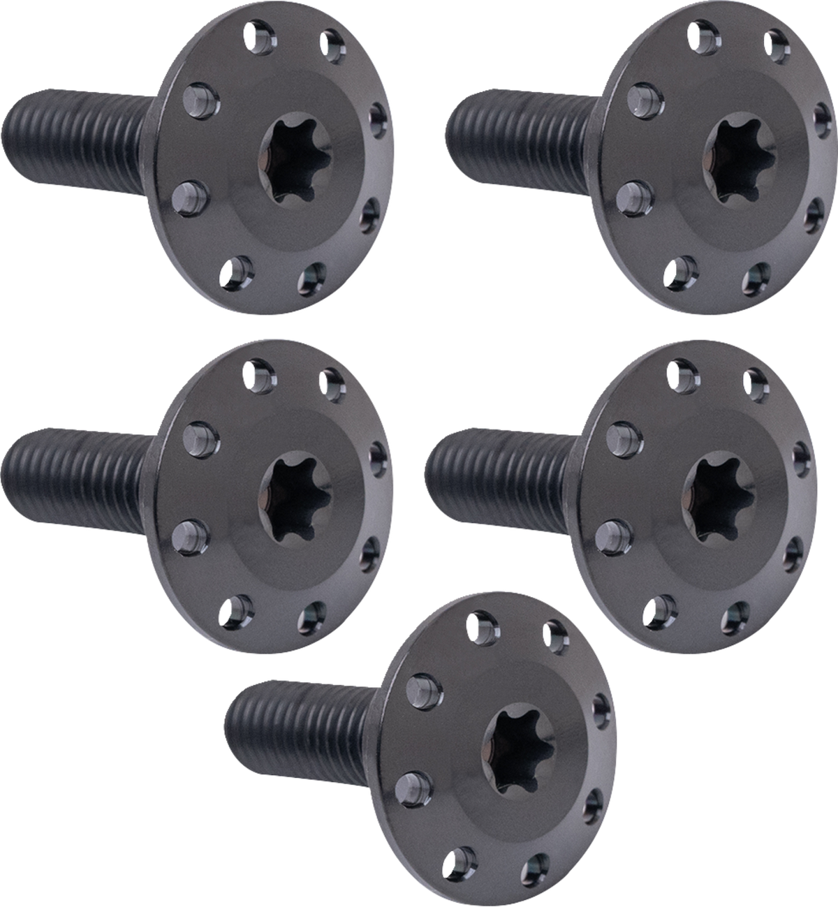 Arlen NESS Bolt Kit - Holeshot/Front/Floating/Brake Rotor - Spoke Mount - Black - 5 Pack