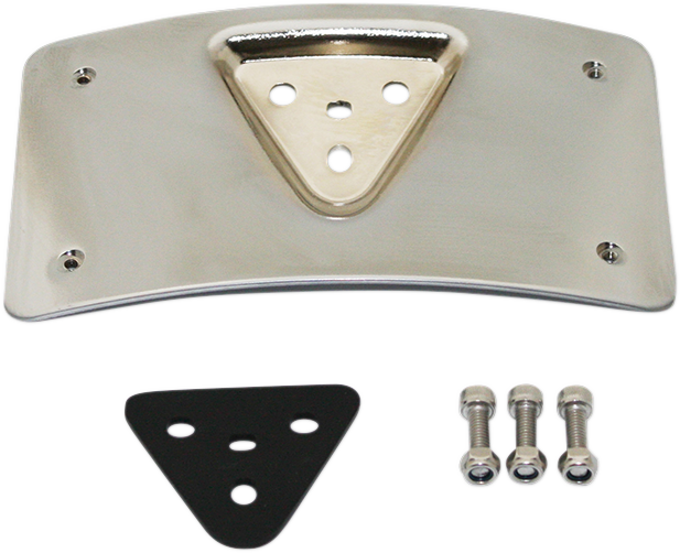Custom Dynamics Radius License Plate Mount - Chrome
