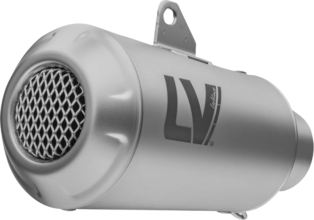 LeoVince LV-10 Slip-On Muffler - Matte / Natural