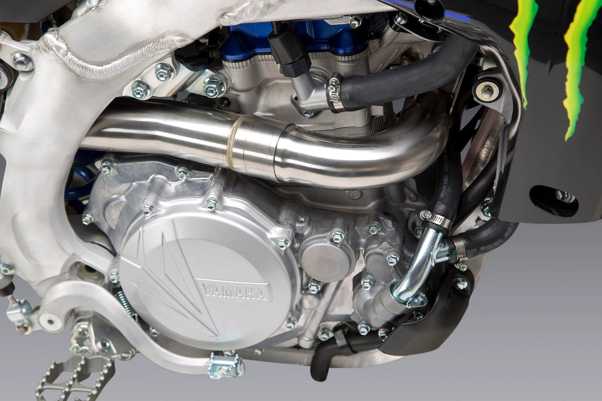 Yoshimura YZ450F 20-22 / WR450F 21-23 RS-12 Stainless Full Exhaust, W/ Aluminum Muffler