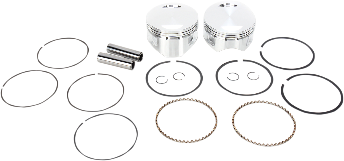 S&amp;S Cycle Piston Kit - For 113" Super Sidewinder® - 4.000" - Standard