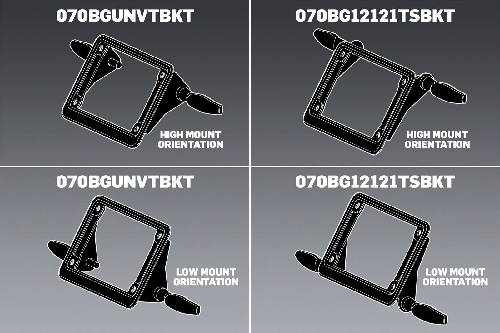 Yoshimura UNIVERSAL Corner-Mount Turn Signal Bracket Kit