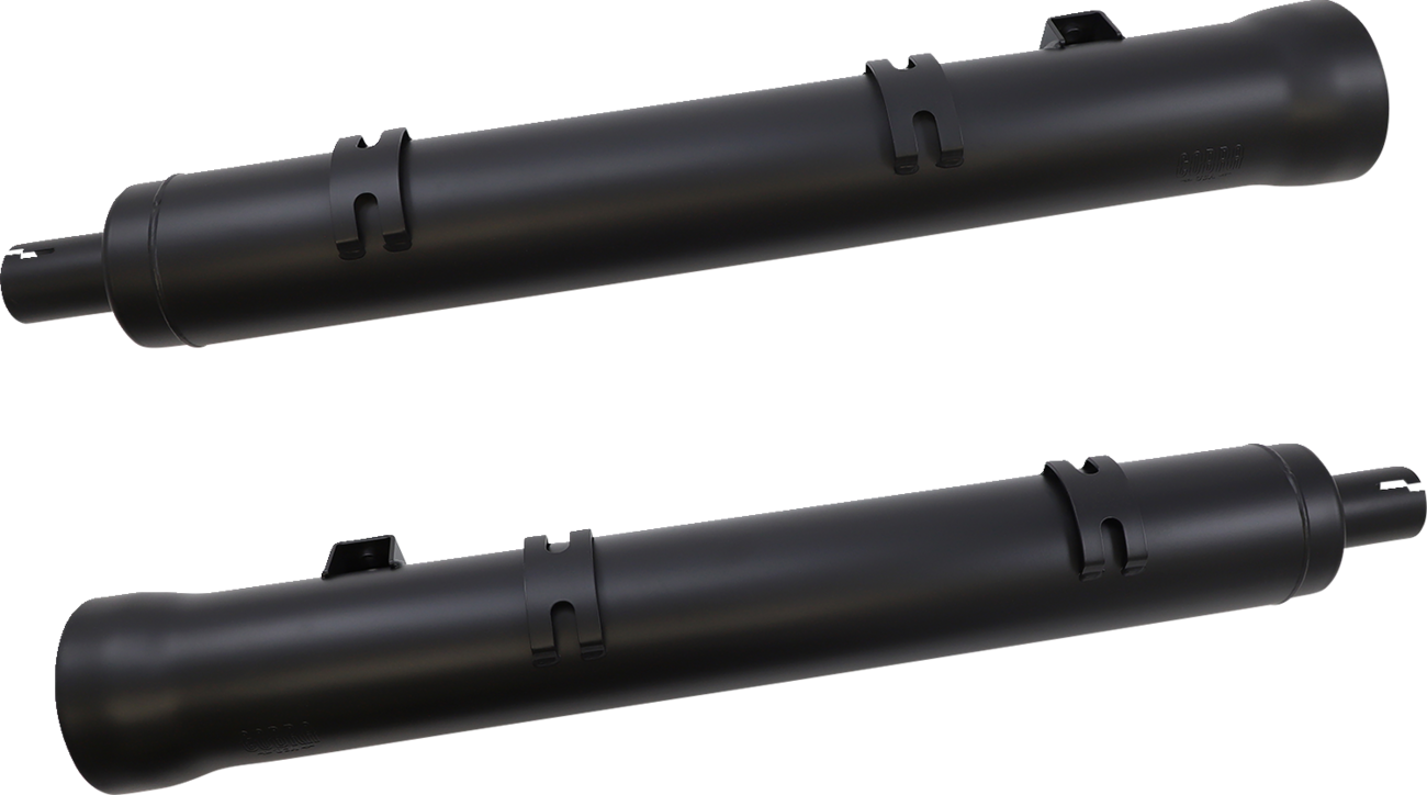 Cobra Neighbor Hater Series Mufflers - Black - Chieftain/Challenger/Roadmaster/Springfield