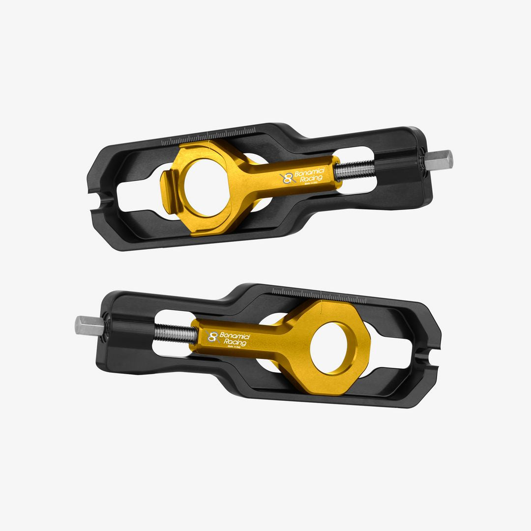 Bonamici Racing Chain Adjuster - Suzuki GSX-R 1000 - GOLD