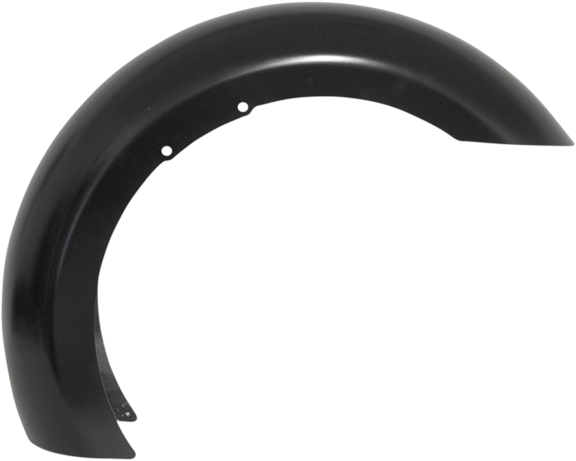 Klock Werks Slicer Front Fender - Black - 18" - HD Softail