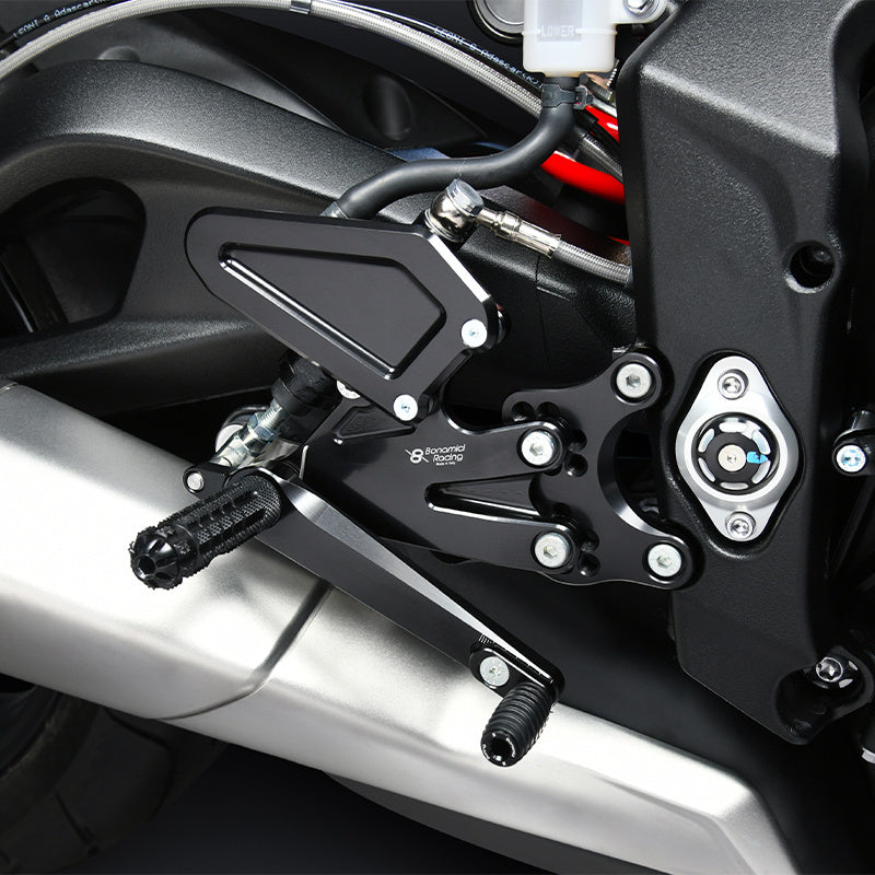 Bonamici Racing Adjustable Rearsets - Triumph Street Triple 765 R-RS-Moto2 Edition