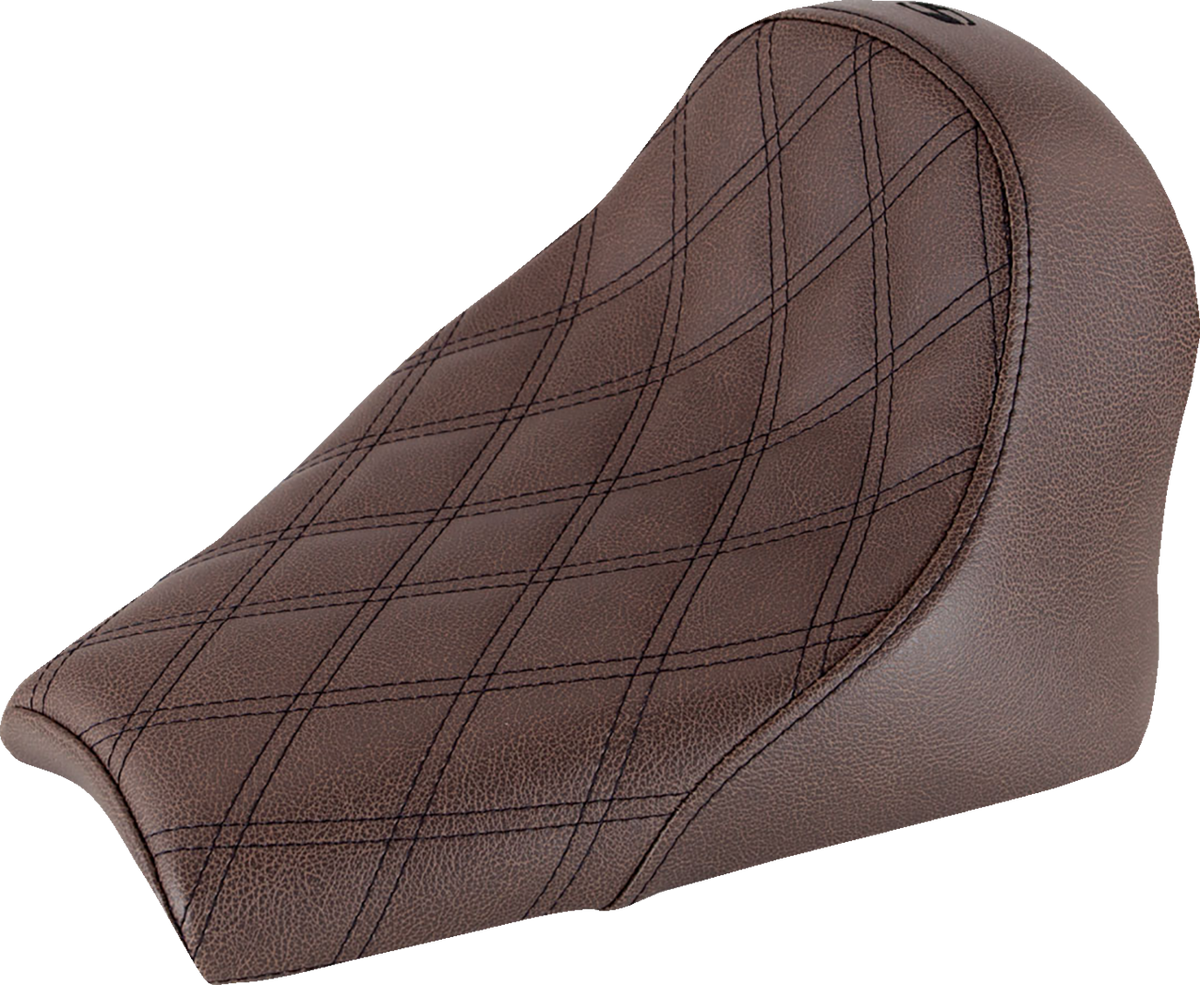 Saddlemen Renegade™ Solo Seat - Lattice Stitched - Brown - Scout '18-'24