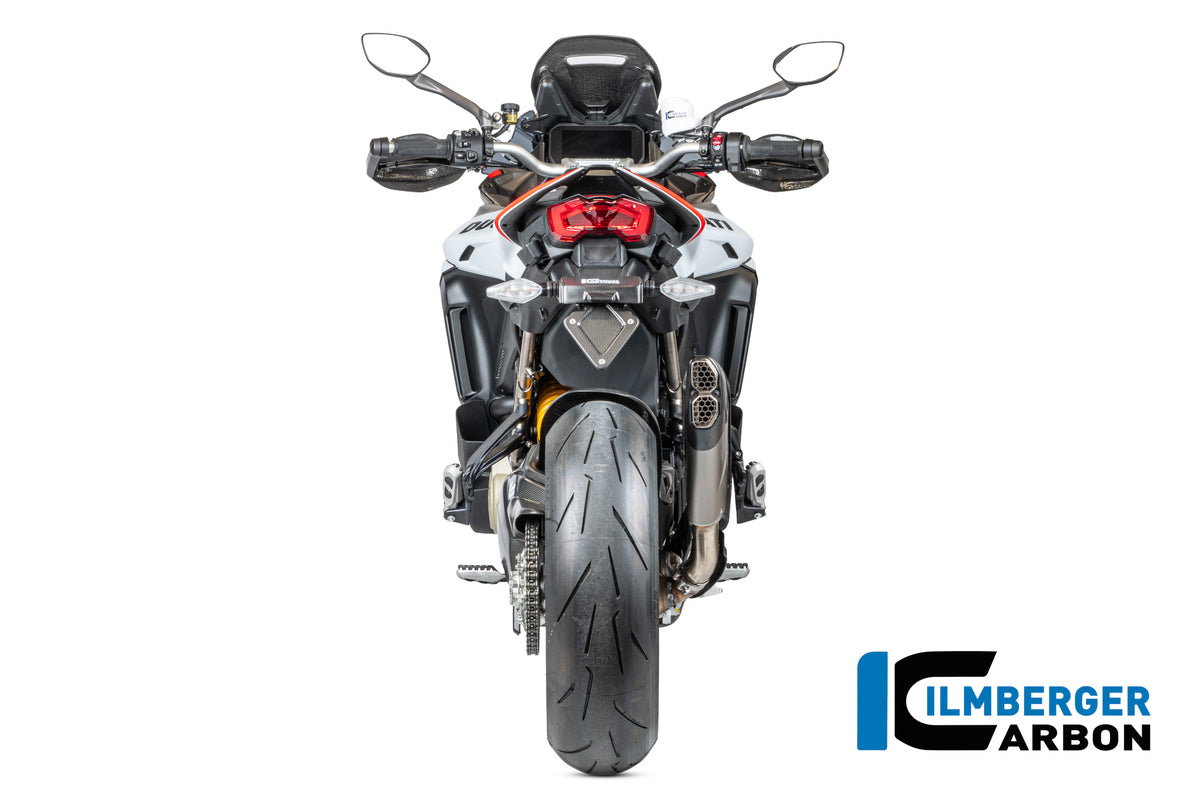 Ilmberger Carbon License Plate Holder Matte Multistrada V4 From 2025