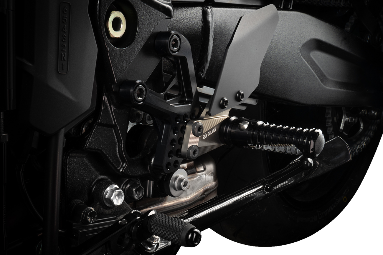 Gilles Tooling Adjustable Rearset - AS31GT3 - Black
