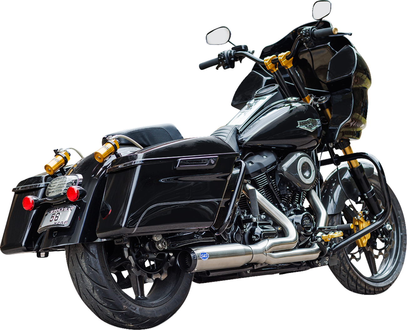 S&S Cycle 2-Into-1 Qualifier Exhaust System