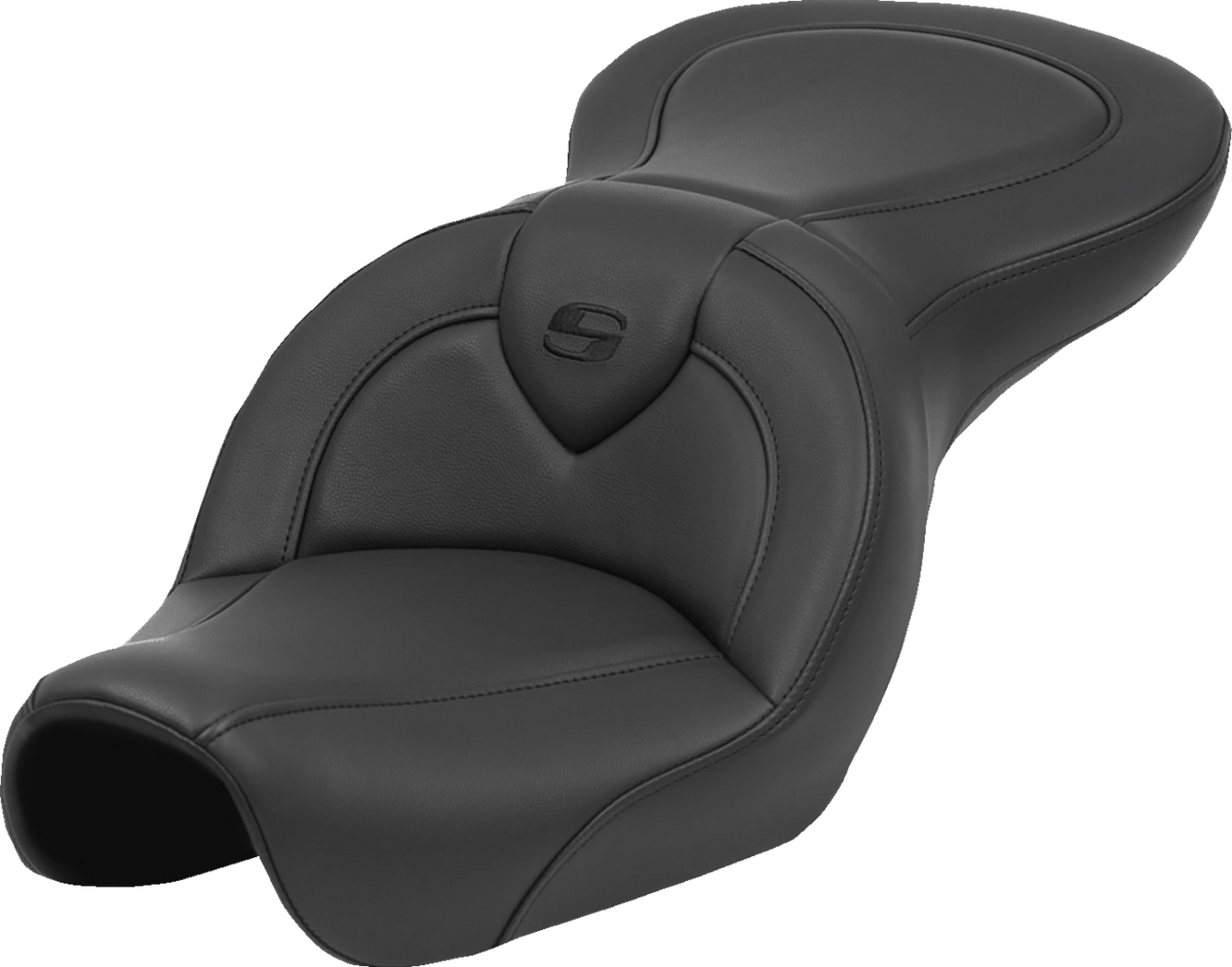Saddlemen Roadsofa™ Seat - Black Stitch - Without Backrest - FXD '04-'05