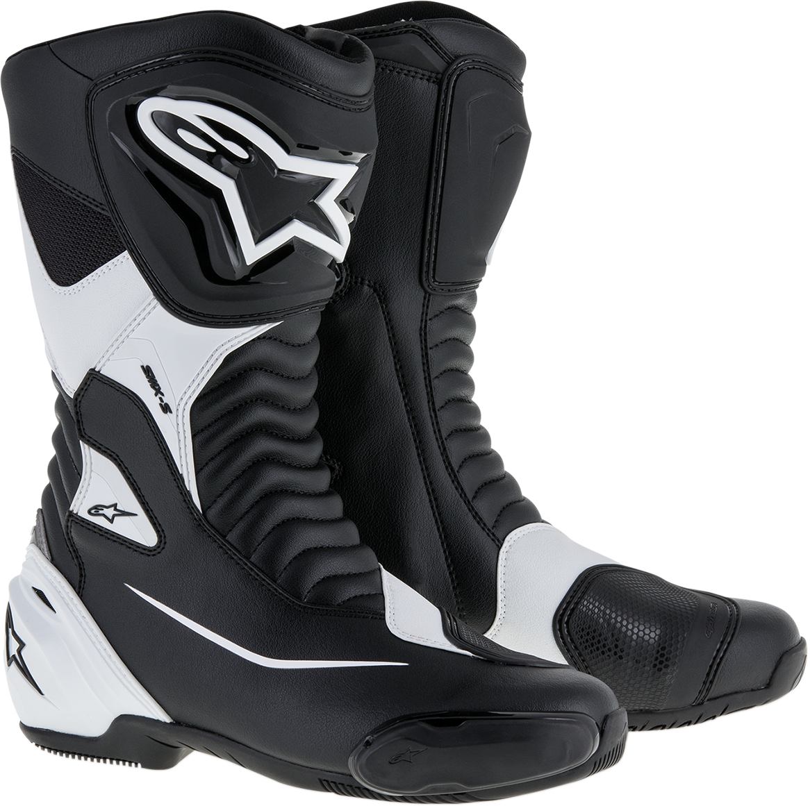 Alpinestars SMX-S Boots - Black/White - US 3.5 / EU 36