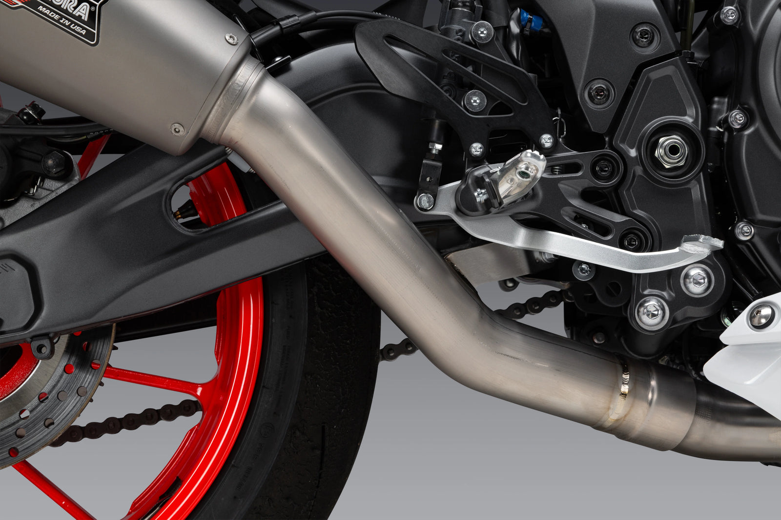 Yoshimura YZF-R7 22-26 Titanium High Mount Muffler Kit